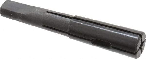 Scully Jones - 1/8 Inch, MT1 Outside Morse Taper, Drill Driver - 1 and 11 Inch Center Drill, 1/8 Inch Center Drill Body Diameter, 0.19 Inch Projection, 0.09 to 3/32 Inch Drill Tang Thickness - Exact Tool & Supply