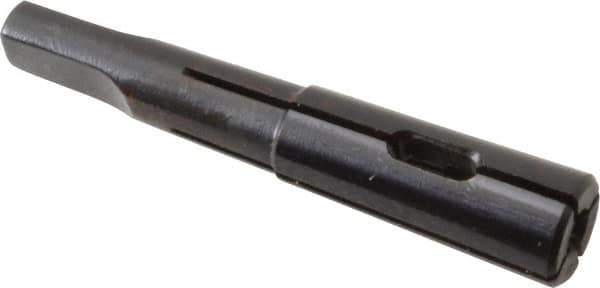 Scully Jones - 3/16 Inch, MT1 Outside Morse Taper, Drill Driver - 0.19 Inch Projection, 0.09 to 3/32 Inch Drill Tang Thickness - Exact Tool & Supply