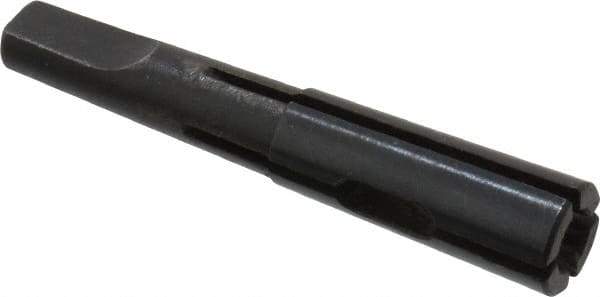 Scully Jones - 1/4 Inch, MT1 Outside Morse Taper, Drill Driver - 0.19 Inch Projection, 0.118 to 0.122 Inch Drill Tang Thickness - Exact Tool & Supply