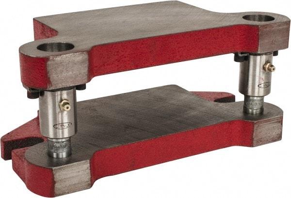 Anchor Danly - 4" Guide Post Length, 1" Die Holder Thickness, 8" Radius, Semi Steel, Mold Blank, Punch & Die Set - 9-3/4" Overall Width x 4-7/8" Overall Depth - Exact Tool & Supply