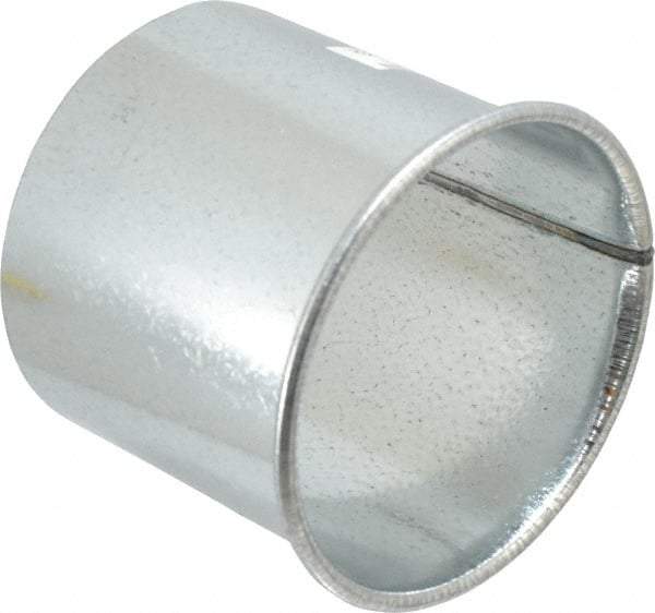 Made in USA - 5" ID Galvanized Duct Adapter - 4" Long, 22 Gage - Exact Tool & Supply