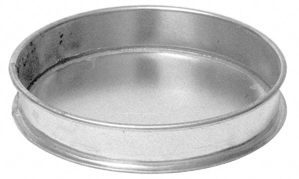 Made in USA - 5" ID Galvanized Duct End Cap - 2" Long, 24 Gage - Exact Tool & Supply