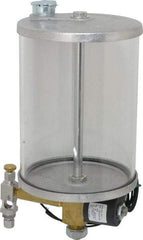LDI Industries - 1 Outlet, Acrylic Bowl, 1.89 L Electric-Adjustable Oil Reservoir - 5-1/2" Diam x 11-21/64" High, 71.11°C Max - Exact Tool & Supply