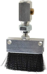 LDI Industries - 2-1/4" Long Brush, 2-1/4" Width/Diam, PTF Thread Oil Reservoir Lubrication Brushes - 1-5/32" Bristle Length, 250°F, 3" Length Under Mounting Thread, Straight Shank - Exact Tool & Supply