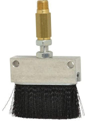 LDI Industries - 2-1/4" Long Brush, 2-1/4" Width/Diam, PTF Thread Oil Reservoir Lubrication Brushes - 1-5/32" Bristle Length, 250°F, 2-3/8" Length Under Mounting Thread, Straight Shank - Exact Tool & Supply