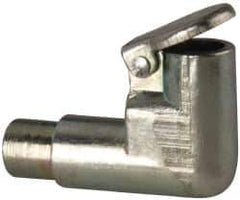 Gits - Die Cast Zinc, Zinc Plated, Plain Drive One Piece, Elbow Oil Hole Cover - 0.253-0.255" Drive Diam, 1/4" Drive-In Hole Diam, 1/4" Drive Length, 11/16" Overall Height - Exact Tool & Supply