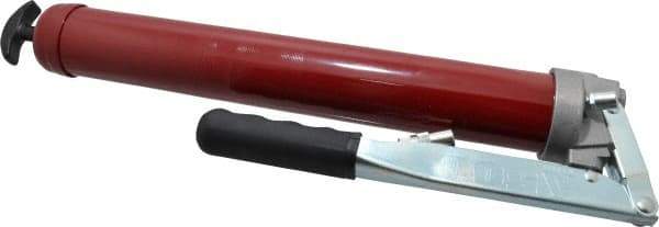 Alemite - 10,000 Max psi, Rigid Lever Grease Gun - 24 oz Capacity, 1/8 Thread Outlet, 21 Strokes per oz, 3-Way, Cartridge, Refill & Suction Fill, Includes Coupler & Loader Fitting - Exact Tool & Supply