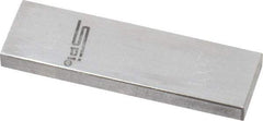 SPI - 0.1001" Rectangular Steel Gage Block - Accuracy Grade 0, Includes NIST Traceability Certification - Exact Tool & Supply