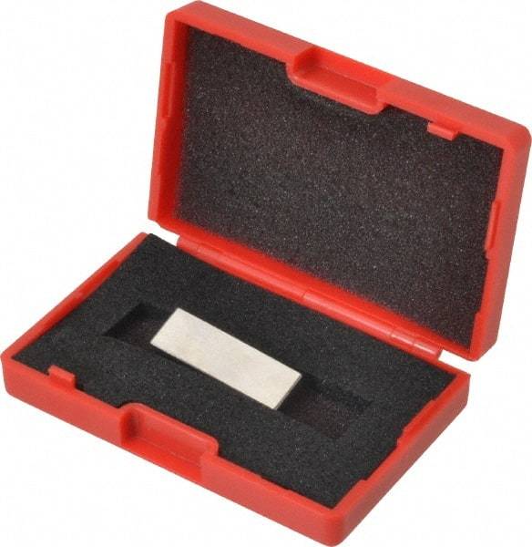 SPI - 0.106" Rectangular Steel Gage Block - Accuracy Grade 0, Includes NIST Traceability Certification - Exact Tool & Supply