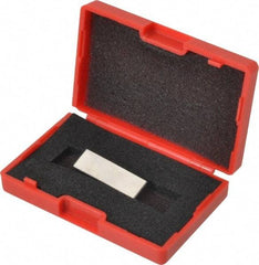 SPI - 0.106" Rectangular Steel Gage Block - Accuracy Grade 0, Includes NIST Traceability Certification - Exact Tool & Supply