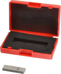 SPI - 0.142" Rectangular Steel Gage Block - Accuracy Grade 0, Includes NIST Traceability Certification - Exact Tool & Supply