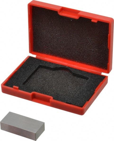 SPI - 0.65" Rectangular Steel Gage Block - Accuracy Grade 0, Includes NIST Traceability Certification - Exact Tool & Supply
