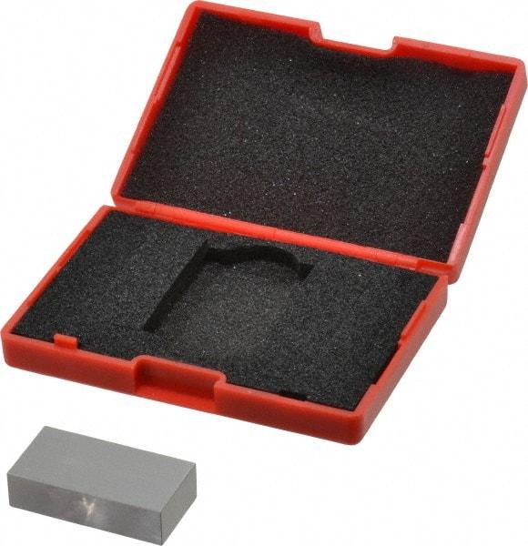 SPI - 0.7" Rectangular Steel Gage Block - Accuracy Grade 0, Includes NIST Traceability Certification - Exact Tool & Supply