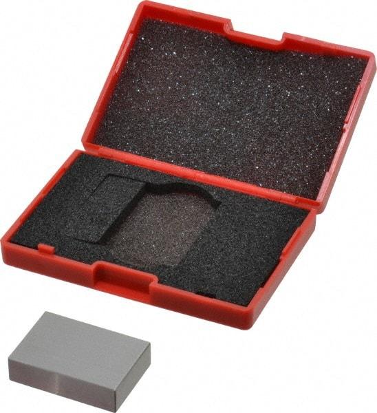 SPI - 0.95" Rectangular Steel Gage Block - Accuracy Grade 0, Includes NIST Traceability Certification - Exact Tool & Supply