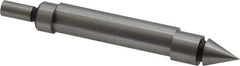 SPI - 0.2" Head Diam, 3/8" Shank, Double End, Mechanical Edge and Center Finder - Accurate to 0.0002", Conical and Cylindrical Contact - Exact Tool & Supply