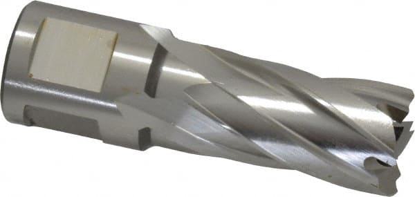 Hougen - 21/32" Diam x 1" Deep High Speed Steel Annular Cutter - Exact Tool & Supply