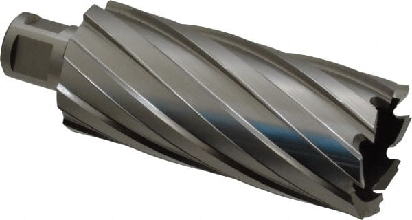 Hougen - 1-1/2" Diam x 3" Deep High Speed Steel Annular Cutter - Exact Tool & Supply