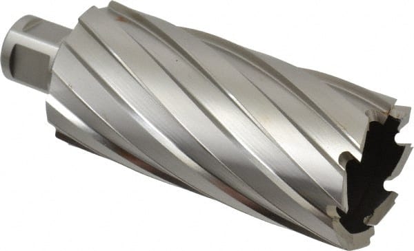 Hougen - 1-5/8" Diam x 3" Deep High Speed Steel Annular Cutter - Exact Tool & Supply