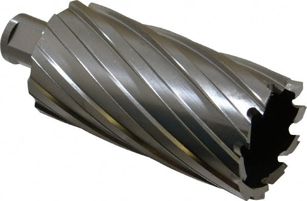 Hougen - 1-3/4" Diam x 3" Deep High Speed Steel Annular Cutter - Exact Tool & Supply