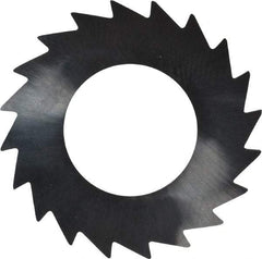 Made in USA - 1" Diam x 0.0313" Blade Thickness x 1/2" Arbor Hole Diam, 20 Tooth Slitting and Slotting Saw - Arbor Connection, Solid Carbide, Concave Ground - Exact Tool & Supply