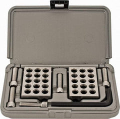 TESA Brown & Sharpe - 0.0001 Squareness Per Inch, 1-2-3 Block Setup Block - 3/8 - 16 Inch Tapped Hole Size, 50-60 Rc Hardness, Sold as Matched Pair - Exact Tool & Supply