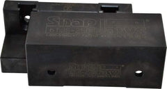 Snap Jaws - 6" Wide x 2-1/2" High x 2-1/2" Thick, Step Vise Jaw - Soft, Steel, Fixed Jaw, Compatible with 6" Vises - Exact Tool & Supply