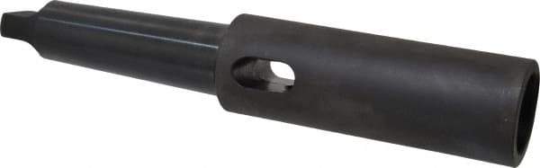 Collis Tool - MT5 Inside Morse Taper, MT5 Outside Morse Taper, Extension Morse Taper to Morse Taper - 13-1/16" OAL, Steel - Exact Tool & Supply