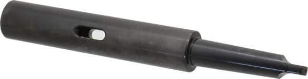 Collis Tool - MT3 Inside Morse Taper, MT3 Outside Morse Taper, Extension Morse Taper to Morse Taper - 11-1/4" OAL, Steel - Exact Tool & Supply