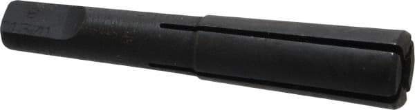 Collis Tool - #8 Inch Tap, 53/64 Inch Tap Entry Depth, MT1 Taper Shank, Split Sleeve Tapping Driver - 3/16 Inch Projection, 0.168 Inch Tap Shank Diameter, 0.131 Inch Tap Shank Square - Exact Tool & Supply