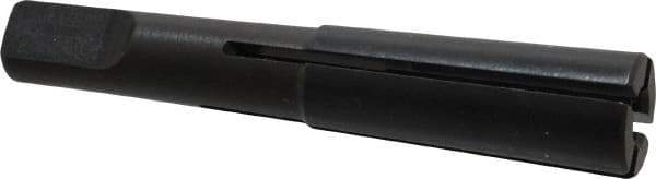 Collis Tool - #10 Inch Tap, 57/64 Inch Tap Entry Depth, MT1 Taper Shank, Split Sleeve Tapping Driver - 3/16 Inch Projection, 0.194 Inch Tap Shank Diameter, 0.152 Inch Tap Shank Square - Exact Tool & Supply