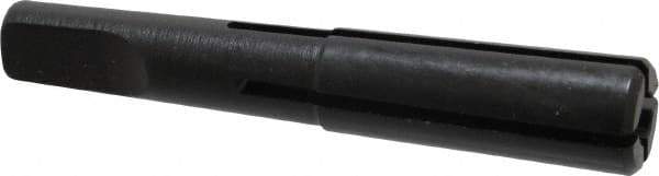 Collis Tool - #12 Inch Tap, 29/32 Inch Tap Entry Depth, MT1 Taper Shank, Split Sleeve Tapping Driver - 3/16 Inch Projection, 0.22 Inch Tap Shank Diameter, 0.165 Inch Tap Shank Square - Exact Tool & Supply