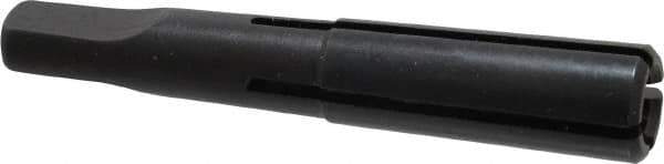 Collis Tool - 3/8 Inch Tap, 1-3/64 Inch Tap Entry Depth, MT1 Taper Shank, Split Sleeve Tapping Driver - 3/16 Inch Projection, 0.275 Inch Tap Shank Diameter, 0.206 Inch Tap Shank Square - Exact Tool & Supply