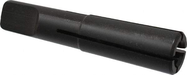 Collis Tool - 3/8 Inch Tap, 1-3/64 Inch Tap Entry Depth, MT2 Taper Shank, Split Sleeve Tapping Driver - 1/4 Inch Projection, 0.381 Inch Tap Shank Diameter, 0.286 Inch Tap Shank Square - Exact Tool & Supply