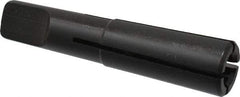 Collis Tool - 3/8 Inch Tap, 1-3/64 Inch Tap Entry Depth, MT2 Taper Shank, Split Sleeve Tapping Driver - 1/4 Inch Projection, 0.381 Inch Tap Shank Diameter, 0.286 Inch Tap Shank Square - Exact Tool & Supply