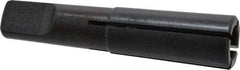 Collis Tool - 9/16 Inch Tap, 1-9/32 Inch Tap Entry Depth, MT2 Taper Shank, Split Sleeve Tapping Driver - 1/4 Inch Projection, 0.429 Inch Tap Shank Diameter, 0.322 Inch Tap Shank Square - Exact Tool & Supply
