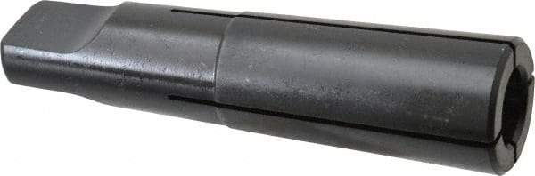 Collis Tool - 7/8 Inch Tap, 1-29/32 Inch Tap Entry Depth, MT4 Taper Shank, Split Sleeve Tapping Driver - 3/8 Inch Projection, 0.697 Inch Tap Shank Diameter, 0.523 Inch Tap Shank Square - Exact Tool & Supply