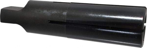 Collis Tool - 1-3/8 Inch Tap, 2-11/32 Inch Tap Entry Depth, MT5 Taper Shank, Split Sleeve Tapping Driver - 7/16 Inch Projection, 1.108 Inch Tap Shank Diameter, 0.831 Inch Tap Shank Square - Exact Tool & Supply