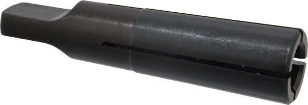 Collis Tool - 1/4 Inch Tap, 1-1/16 Inch Tap Entry Depth, MT3 Taper Shank, Split Sleeve Tapping Driver - 1/4 Inch Projection, 9/16 Inch Tap Shank Diameter, 0.421 Inch Tap Shank Square - Exact Tool & Supply