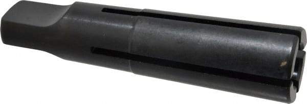 Collis Tool - 3/8 Inch Tap, 1-1/2 Inch Tap Entry Depth, MT4 Taper Shank, Split Sleeve Tapping Driver - 3/8 Inch Projection, 0.7 Inch Tap Shank Diameter, 17/32 Inch Tap Shank Square - Exact Tool & Supply