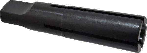 Collis Tool - 1/2 Inch Tap, 1-1/2 Inch Tap Entry Depth, MT4 Taper Shank, Split Sleeve Tapping Driver - 3/8 Inch Projection, 11/16 Inch Tap Shank Diameter, 0.515 Inch Tap Shank Square - Exact Tool & Supply