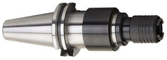 Collis Tool - CAT50 Taper Shank Tension & Compression Tapping Chuck - 13/16 to 1-3/8" Tap Capacity, 6.19" Projection, Size 3 Adapter, Quick Change - Exact Tool & Supply