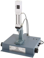 JT&M - 3/4" Ram, 2-1/16" Throat Depth, 660 Lb Pneumatic Arbor Press - 5" Max Work Height x 16" Max Work Width, 18.38" Base Width x 16.12" Base Depth - Exact Tool & Supply