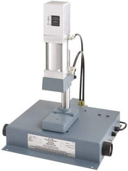 JT&M - 3/4" Ram, 3-3/16" Throat Depth, 660 Lb Pneumatic Arbor Press - 8-5/16" Max Work Height x 16" Max Work Width, 18.38" Base Width x 16.12" Base Depth - Exact Tool & Supply