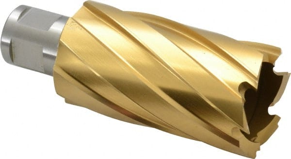 Hougen - 1-5/16" Diam x 2" Deep High Speed Steel Annular Cutter - Exact Tool & Supply