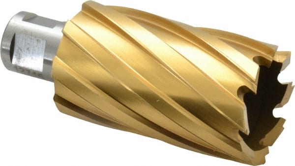 Hougen - 1-7/16" Diam x 2" Deep High Speed Steel Annular Cutter - Exact Tool & Supply