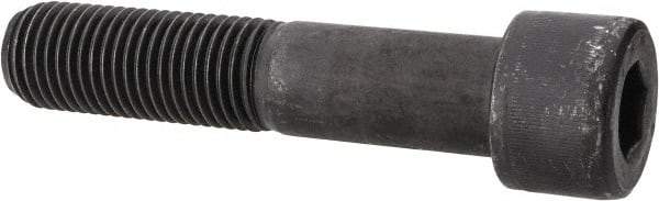 Value Collection - 1-1/4 - 7 UNC Hex Socket Drive, Socket Cap Screw - Alloy Steel, Black Oxide Finish, Partially Threaded, 6" Length Under Head - Exact Tool & Supply
