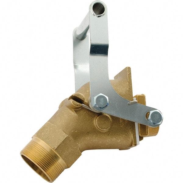 Vestil - 2" NPT Brass Adjustable Drum Faucet - 10" Long Extension - Exact Tool & Supply