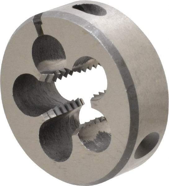Interstate - M14x1.75 Metric Special Thread, 1-1/2" Outside Diam High Speed Steel Round Die - Right Hand Thread, Adjustable - Exact Tool & Supply