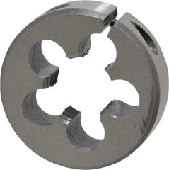 Interstate - M16x1.50 Metric Fine Thread, 1-1/2" Outside Diam High Speed Steel Round Die - Right Hand Thread, Adjustable - Exact Tool & Supply