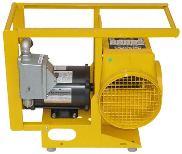 AIR Systems - 1-Speed 115V 0.75 hp 8" Inlet/Outlet Electric (AC) Centrifugal Blower - Exact Tool & Supply
